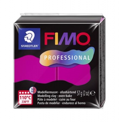 Gyurma, 57 g, égethető, FIMO "Professional", magenta