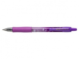 Zseléstoll, 0,32 mm, nyomógombos, PILOT "G-2 Purple Bubble", kék